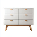 Komoda do przechowywania w sypialni z płyty MDF i drewna - 80 x 40 x 70