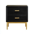 Stolik nocny z drewna MDF do użytku w sypialni - 45 x 40 x 50