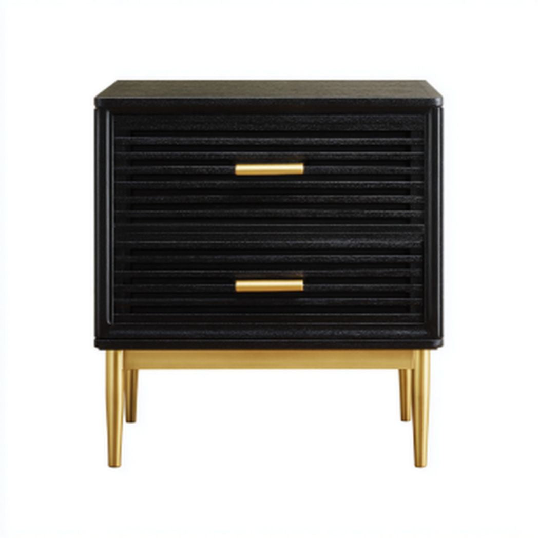 Stolik nocny z drewna MDF do użytku w sypialni - 45 x 40 x 50